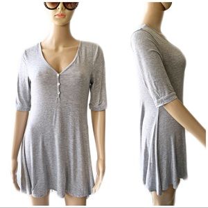 Zenana Outfitters Gray Dress Size Small
